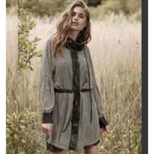 NU Denmark Ghent Long Shirt size Small black stripe